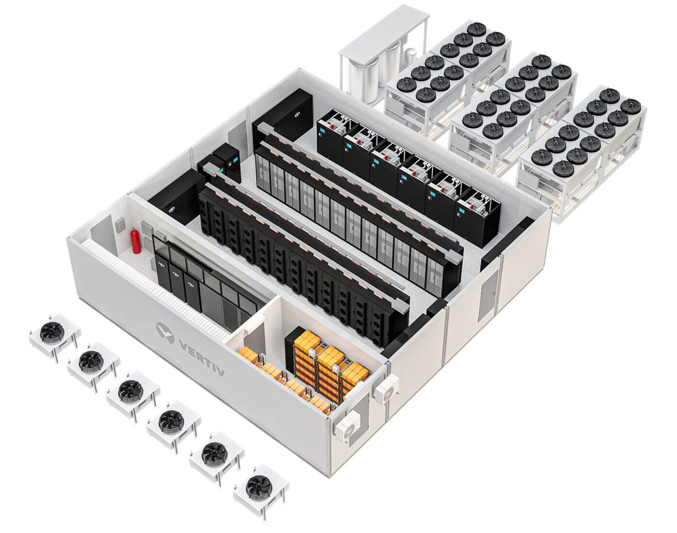 Vertiv presenta soluciones de alimentación eléctrica y refrigeración para IA en EMEA