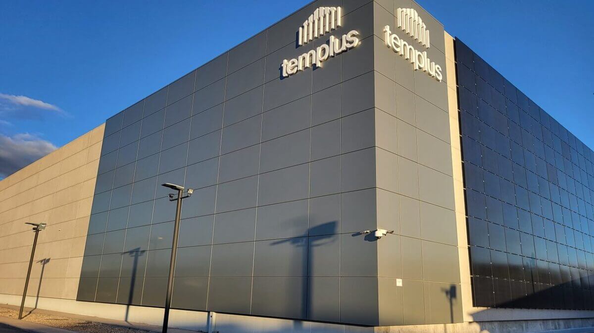 Fachada de un data center de Templus