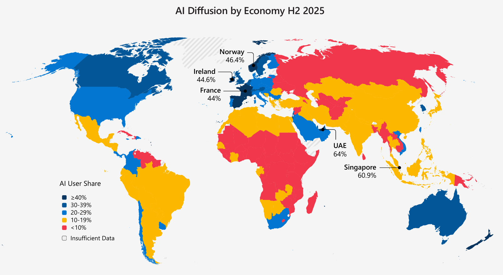 España se sitúa entre los países con mayor uso de inteligencia artificial.