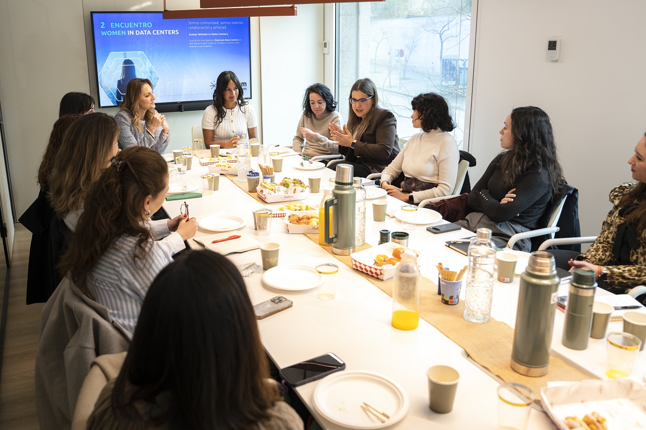 Imagen del encuentro Women in data center organizado por Nostrum Group