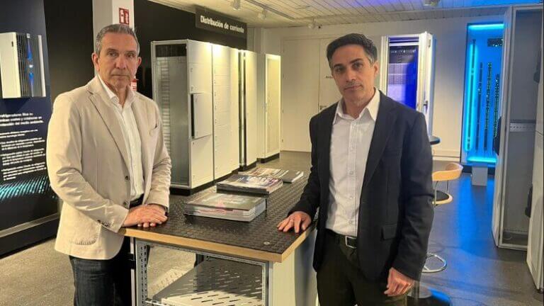 A la izquierda, Pep Bordonada, nuevo director general de Rittal España, y a su derecha, Iván Gimeno, nuevo director comercial