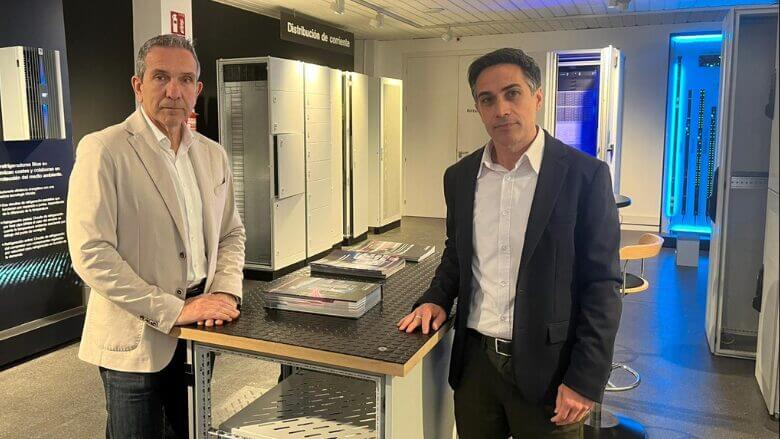 A la izquierda, Pep Bordonada, nuevo director general de Rittal España, y a su derecha, Iván Gimeno, nuevo director comercial