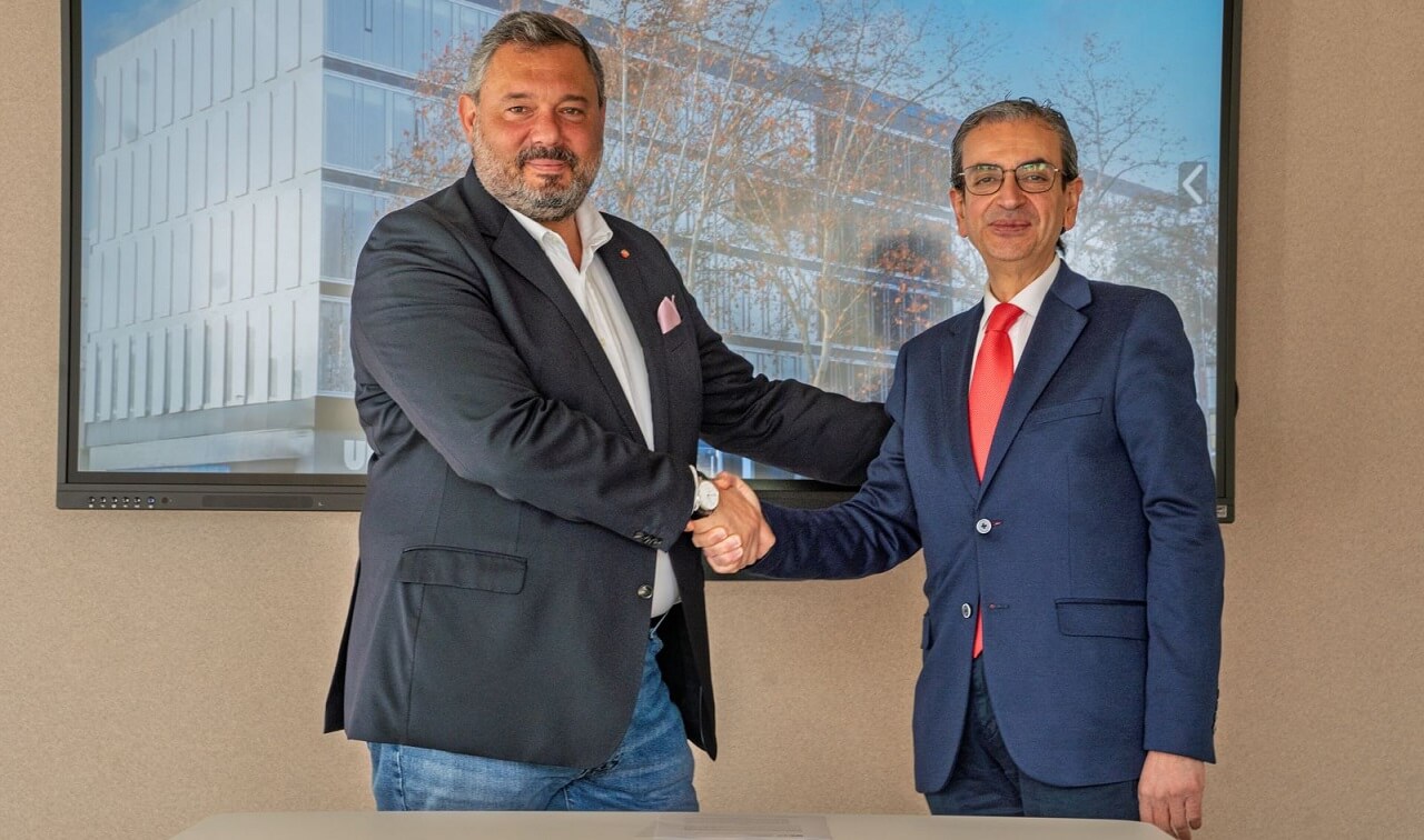 Massimo D’Angelo, CEO de BPS, y Pepe Marqués Morán, decano de UDIT.