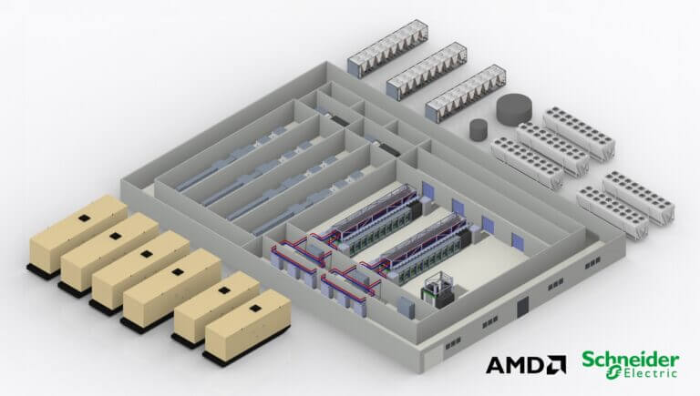 Schneider Electric y AMD aceleran el despliegue de fábricas de IA